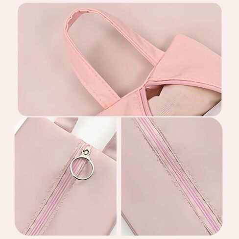 Travel Underwear Organize Storage Bag, Multi-function Cosmetic Bag, Portable Zipper Toiletry Bag, Cube Socks Packing Bags for Man and Women, Pink+Grey in Saudi Arabia