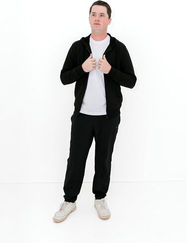 Clever Travel Anti-Pickpocket Zip Up Travel Hoodie Sweatshirt with Hidden Pockets for Men in Saudi Arabia
