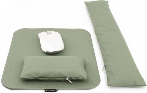 80% Keyboard Wrist Rest Bean Bag, Ergonomic Arm Palm Wrist Rest for Mechanical Keyboard, Ergobeads Wrist Cushion Pad for Gaming, Easy Typing, Computer Laptop (Light Army Green) in Kuwait
