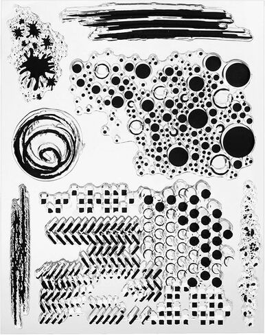 PATIKIL Transparent Silicone Stamps, 1 Pcs T1768 Letter and Number Clear Stamps for Card Making Decoration DIY Scrapbooking Embossing Album Decor Craft, Clear in Saudi Arabia