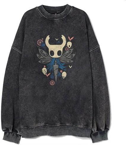 Bellelement Vintage Dark Fantasy Knight Sweatshirt Video Game Shirt in Saudi Arabia