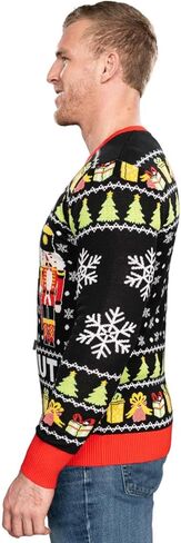 UglyChristmasSweater Crack Deez Nuts Nutcracker Santa Knitted in Saudi Arabia