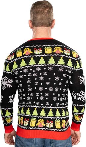 UglyChristmasSweater Crack Deez Nuts Nutcracker Santa Knitted in Saudi Arabia