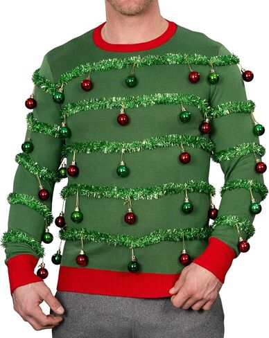 UglyChristmasSweater Garland & Ornaments 3D Balls Funny Adult Unisex Festive Knitted in Saudi Arabia
