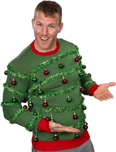 UglyChristmasSweater Garland & Ornaments 3D Balls Funny Adult Unisex Festive Knitted in Saudi Arabia