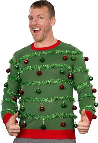 UglyChristmasSweater Garland & Ornaments 3D Balls Funny Adult Unisex Festive Knitted in Saudi Arabia