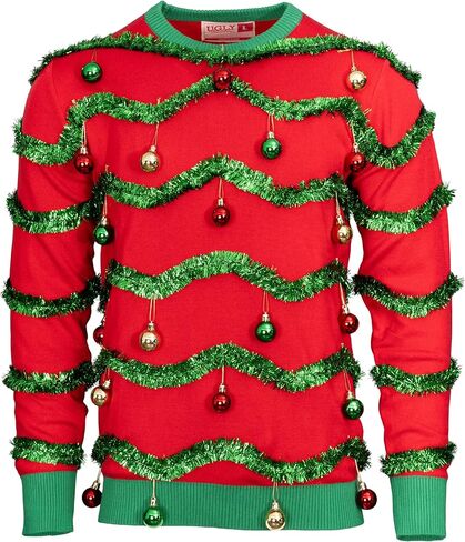 UglyChristmasSweater Garland & Ornaments 3D Balls Funny Adult Unisex Festive Knitted in Saudi Arabia