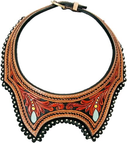 American Darling Braided Full Grain Leather Jewelry Necklace with Concho Handmade Necklaces Timeless Piece for a Style in Saudi Arabia