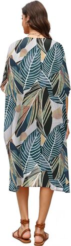 OFEEFAN Kimonos for Women Swimsuit Coverup Beach Casual Loose Cardigans for Swimwear in Kuwait