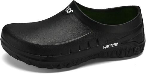 ihinzry Chef Clogs Non-Slip Waterproof Oil-Proof Solid Work Clogs for Restaurant Staff - Lightweight Kitchen Shoes Slip Resistant Professional Food Service Footwear in Saudi Arabia