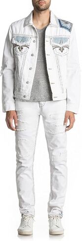 جاكيت Doheny 219 من الدينيم للرجال من Rock Revival in Kuwait