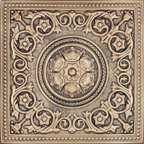 Majesty Foam Ceiling Tiles - 20"x20" Square - by Antique Ceilings (Antique Copper) - 8 Tiles Pack in Saudi Arabia