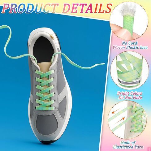 Elastic No Tie Shoe Laces for Sneakers Tieless Shoe Laces for Sports Shoes Boots Sneakers Skates No Screw in Saudi Arabia
