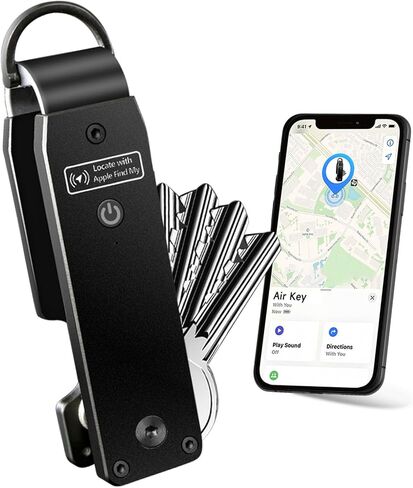 Key Organizer Men's Keychains with Smart Tracker, Key Finder, Compact Key Holder -Minimalist Key Case Metal Car Key Chain in Kuwait