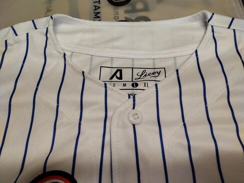Arrieta 2025-2026 Official Licey Blue Pinstripe Jersey Men's Classic LIDOM Baseball in Saudi Arabia