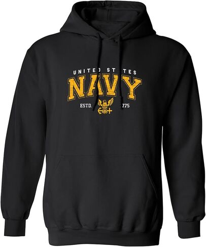 zerogravitee United States Navy 1775 Arch Adult Hooded Sweatshirt in Saudi Arabia