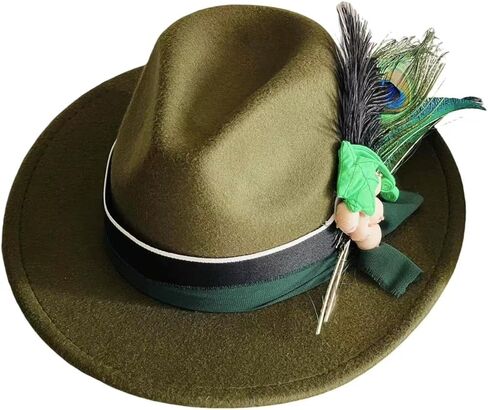 Classic Wide Brim Fedora Hat for Women Floppy Panama Hat for Party Wedding Fascinator Hat with Band Sun Protection 2025 in Saudi Arabia