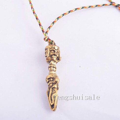 fengshuisale 2pcs Tibetan Copper Brass Buddha Hand Vajra Dorje Tibet Necklace Y1363 in Saudi Arabia