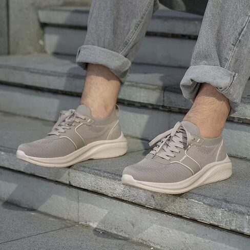 ITAZERO Men’s Wide Toe Box Wide Width Hands-Free Slip-On Shoes, Walking Sneakers with Arch Support for Plantar Fasciitis, Diabetic Swollen Feet in Saudi Arabia