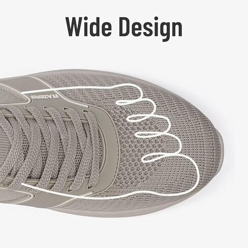 ITAZERO Men’s Wide Toe Box Wide Width Hands-Free Slip-On Shoes, Walking Sneakers with Arch Support for Plantar Fasciitis, Diabetic Swollen Feet in Saudi Arabia