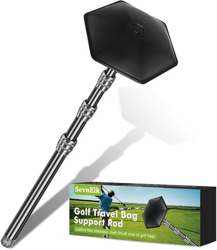 Golf Travel Bag Support Pole - Anti-Extrusion Cover and Lightweight Carbon Fiber Travel Golf Bag Support Rod, Stiff Arm for Golf Travel Bag in Saudi Arabia