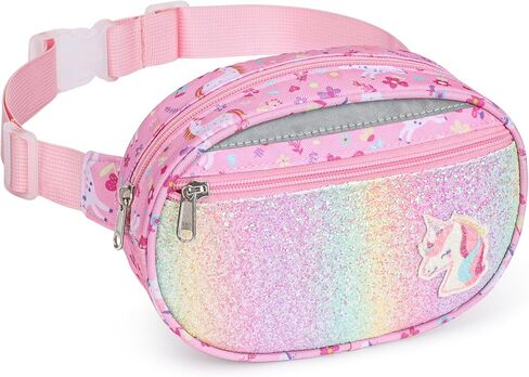 Belt Bags Kids Cute Fanny Pack for Boys Crossbody Personalized Toddler Purses Waist Pack 3 Year Old Gifts (Black Dinasour) in Saudi Arabia
