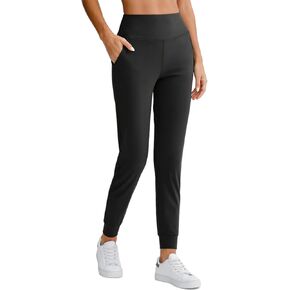 Womens Joggers with Pockets High Waisted Leggings Soft Stretchy Sweatpants for Yoga Workout Lounge & Daily Wear in Saudi Arabia