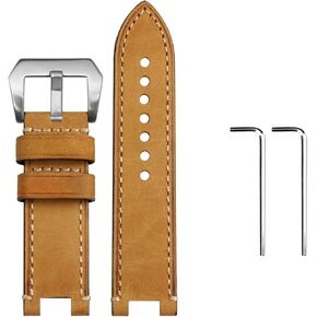 متوافق مع ساعات Casio G-STEEL (الموديلات: GST-B100، S130، S110، S120، W130L) - حزام بديل من الجلد الطبيعي in Kuwait