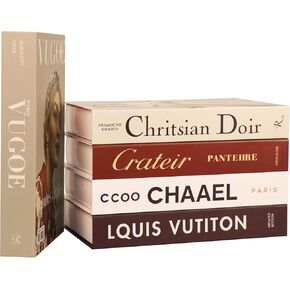 5 PCS Decorative Books for Home Decor, Beauty Fake Books for Decoration, Coffee Table Decor, Aesthetic Shelf & Bookshelf, TV Stand for Office, Living Room, Bedroom AIWELLKAY in Saudi Arabia