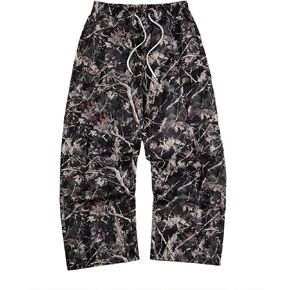 Soly Hux Men Men's Camo Baggy Cargo Pants Vintage Vintage Vintage مرنة الخصر على نطاق واسع in Kuwait