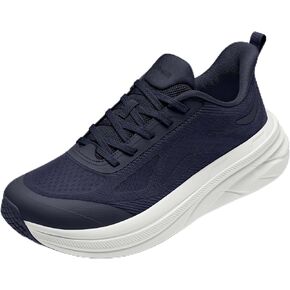 Men's Foot Shape Toe Box Running Shoes Comfortable Slip on Walking Shoes for Men Cushioned Athletic Tennis Shoes Men with Rubber Outsole in Kuwait