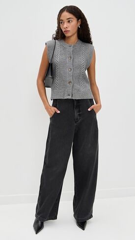Levi's Women's INES Cable Sweater Vest in Saudi Arabia
