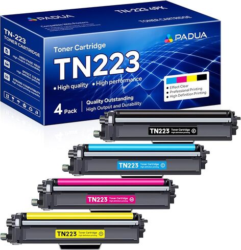 خرطوشة حبر TN431 TN-431 مكونة من 4 عبوات متوافقة مع TN 431 TN431BK مجموعة خرطوشة حبر رباعية الألوان بديلة لطابعة Brother TN431 HL-L8260CDW HL-L8360CDW MFC-L8610CDW MFC-L8900CDW MFC-L9570CDW in Saudi Arabia