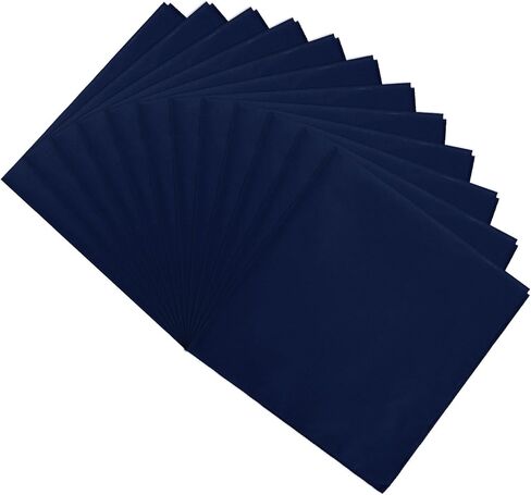 12-Pack Solid Color Bandanas, 21inch/54cm Polyester Soft Headband Scarf Neckerchief for Men/Women/Cowboy in Saudi Arabia