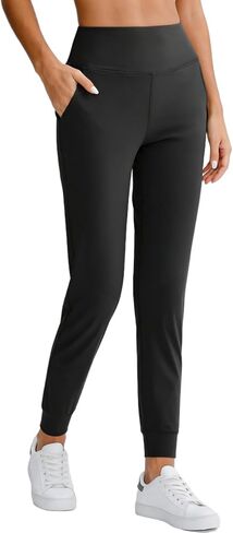 Womens Joggers with Pockets High Waisted Leggings Soft Stretchy Sweatpants for Yoga Workout Lounge & Daily Wear in Saudi Arabia