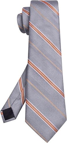 Hi-Tie 63 inches Striped Paisley Extra Long Ties for Men Silk Necktie with Lapel Pin Tie Clip Big and Tall Men Formal Wedding in Saudi Arabia