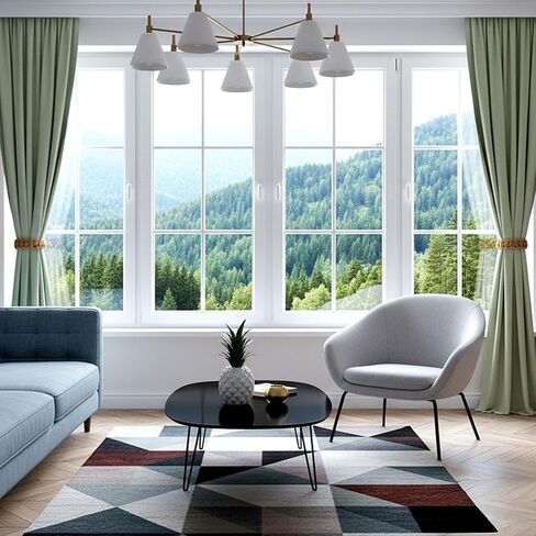 6 قطع من ستائر بوهو، ستائر في الهواء الطلق، ستائر ريفية، ستائر زخرفية مصنوعة يدويًا للمنزل والمكتب وغرفة النوم الخارجية in Kuwait