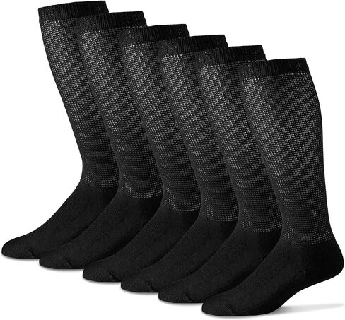 PhysiciansChoiceDiabeticSocks - Diabetics Socks for Men & Women - Neurosocks - Seamless Over the Calf Socks - 12 Pack in Saudi Arabia
