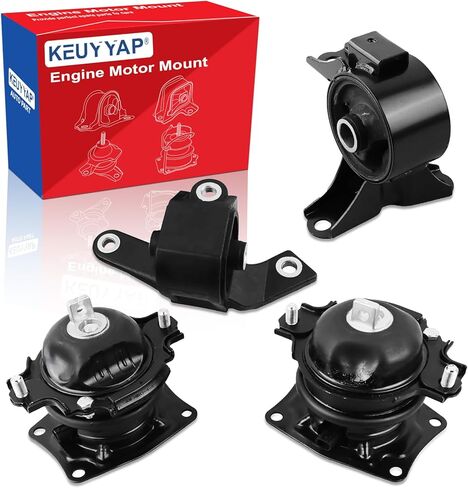 3Pcs Engine Motor Mount Compatible with Honda Fit 1.5L 2007 2008 Transmission Mount Set, Replace A4537 A4552 AM500 in Saudi Arabia