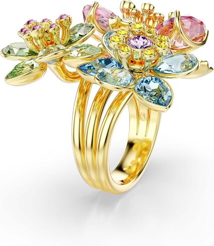 Swarovski Idyllia Flower Multicolor Ring, Crystal, No Gemstone in Kuwait