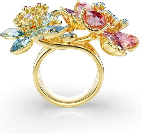 Swarovski Idyllia Flower Multicolor Ring, Crystal, No Gemstone in Kuwait