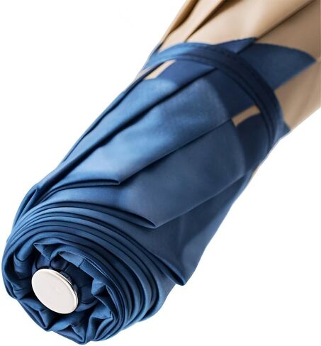 مظلة Pasotti Blue Dahlia قابلة للطي بفتحة يدوية 100% بوليستر in Kuwait