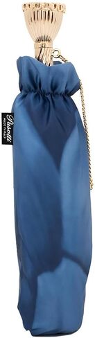 مظلة Pasotti Blue Dahlia قابلة للطي بفتحة يدوية 100% بوليستر in Kuwait