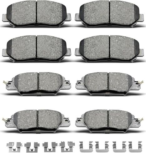 Front Rear Ceramic Brake Pads Fit For Lexus GX460 2010-2017,For Lexus GX470 2003-2009,For Toyota 4Runner 2003-2017,For Toyota FJ Cruiser 2007-2014,For Toyota Sequoia 2001-2007 in Saudi Arabia