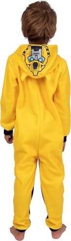 Transformers Bumblebee Fleece Onesie Pajamas for Boys | PJs | Sizes 4 To 10 in Saudi Arabia