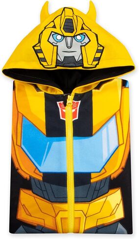 Transformers Bumblebee Fleece Onesie Pajamas for Boys | PJs | Sizes 4 To 10 in Saudi Arabia