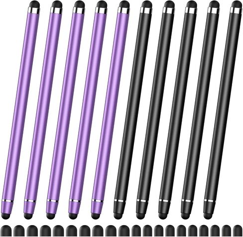 Stylus Pen for Touchscreen,2 in 1 High Precision and Sensitivity Stylus Pen,Stylus Pen for iPad/iPhone/Android/Samsung Smartphone and Tablets,Compatible with All Touch Screens(10 Colors Stylus) in Saudi Arabia
