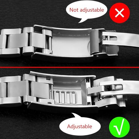 Watch Band Strap Replacement For Rolex GMT Datejust Submariner Watch band Male Antirust Solid Stainless Curved Interface Steel Strap in Saudi Arabia