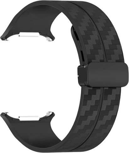 Carbon Fiber Pattern Strap for Galaxy Watch 7 Ultra 47mm Silicone Band for Galaxy Watch 7 Ultra Bracelet in Saudi Arabia