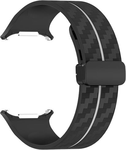 Carbon Fiber Pattern Strap for Galaxy Watch 7 Ultra 47mm Silicone Band for Galaxy Watch 7 Ultra Bracelet in Saudi Arabia